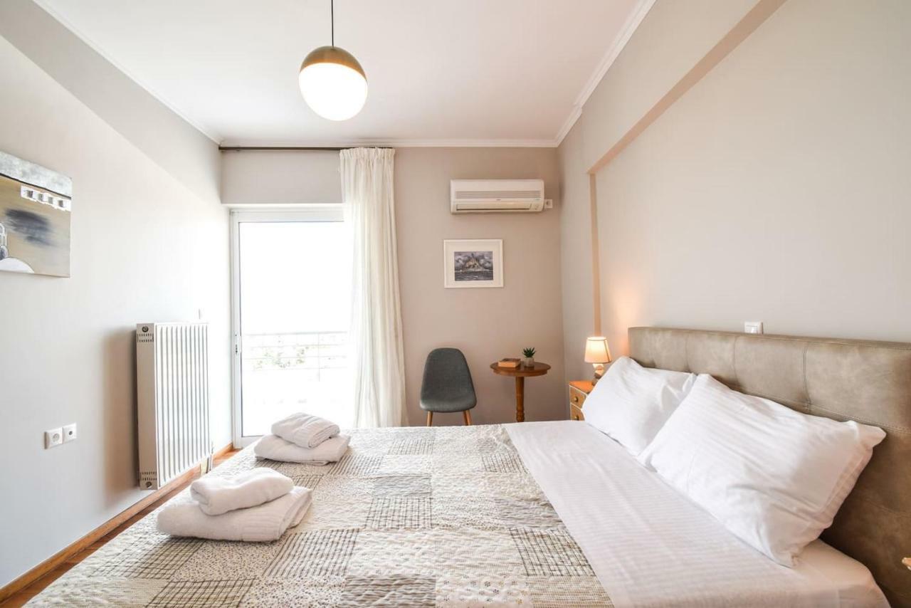 Penthouse 3Bd Apt W/ Sea-View In Athenian Riviera Leilighet Eksteriør bilde