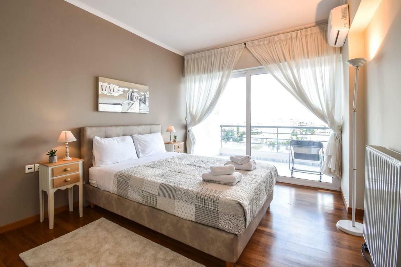 Penthouse 3Bd Apt W/ Sea-View In Athenian Riviera Leilighet Eksteriør bilde